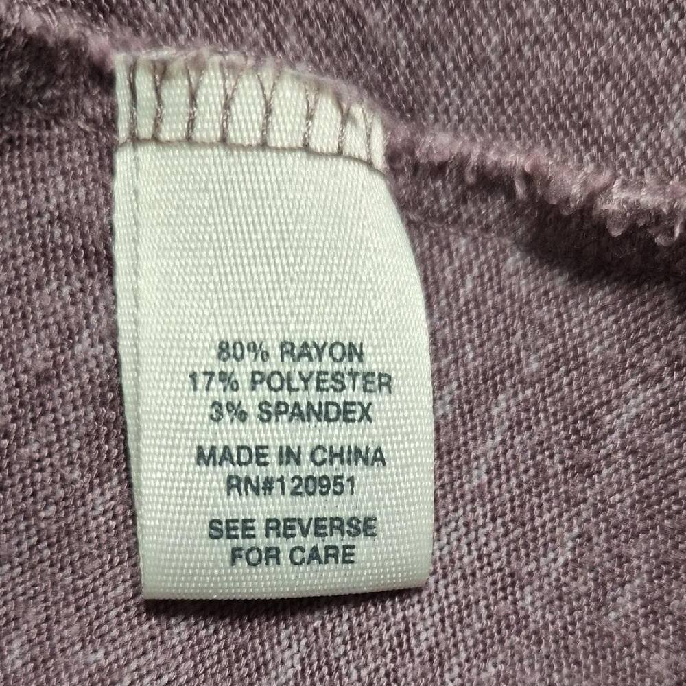 Mudd Women's Mauve Draped Cardigan - Picture 10 of 11